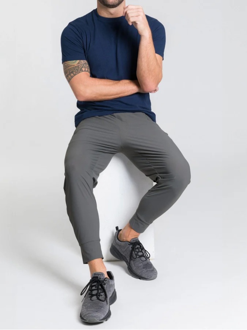 Ash & Erie Men's Lightweight Elastic Waist Jogger Pants - ranger green